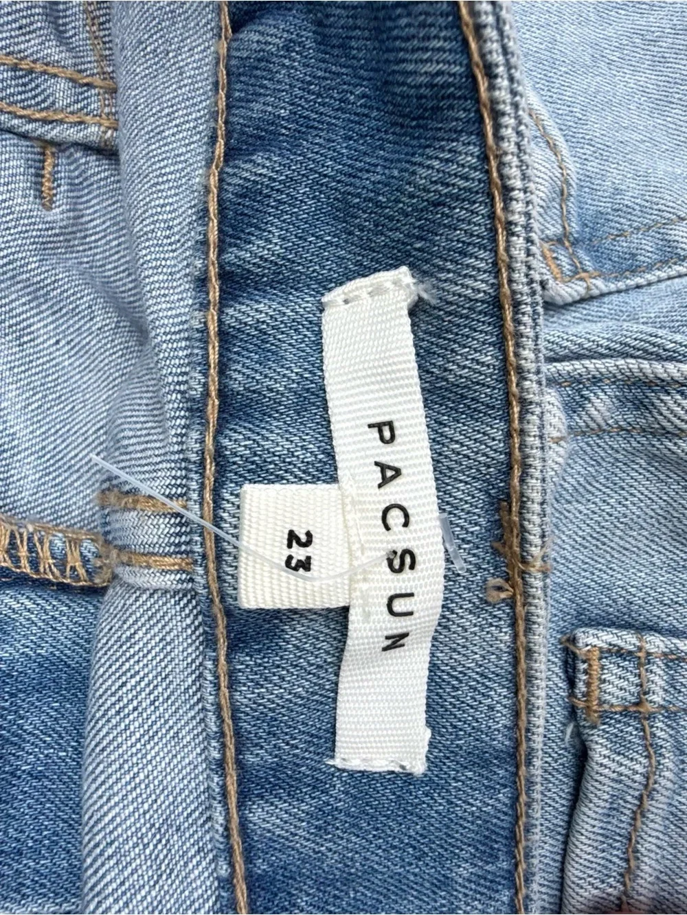 PacSun Light Blue Denim Mini Skirt